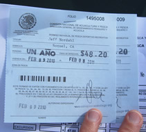 Mexican Fishing License - CONAPESCA Office in San Diego