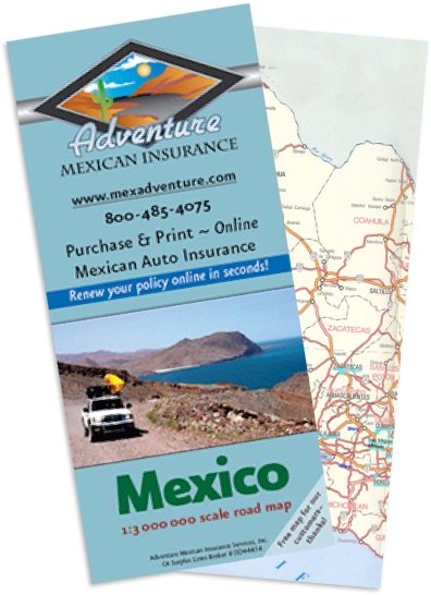 Free Map of Mexico