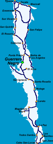 Guerrero Negro Map